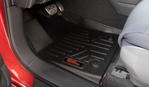 Toyota Tundra Floor Mats - Front + Rear - Rough Country - Heavy Duty Floor Mats and Rear Cargo Liners - '22-'25